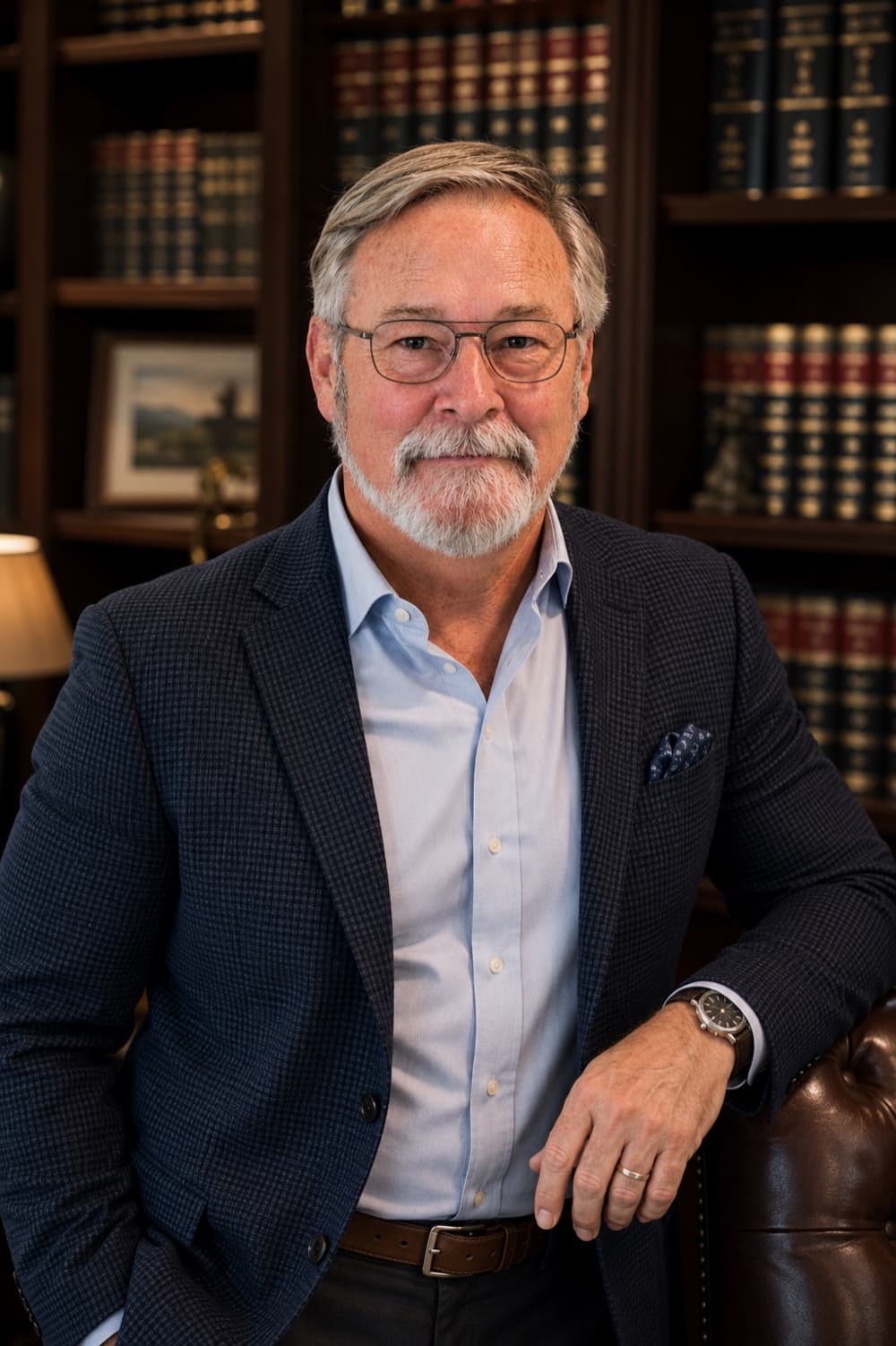 Brian Buckley in his study